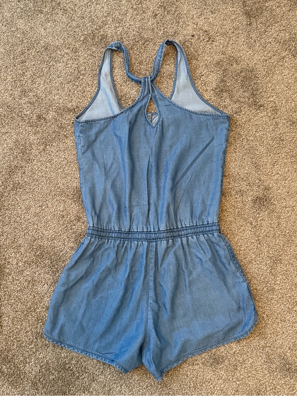 Splendid Light Blue Chambray Romper - Picture 6 of 8